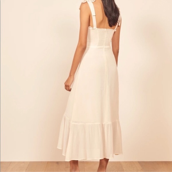 Reformation Nikita Dress - Ivory - Sz 0 - Picture 3 of 6